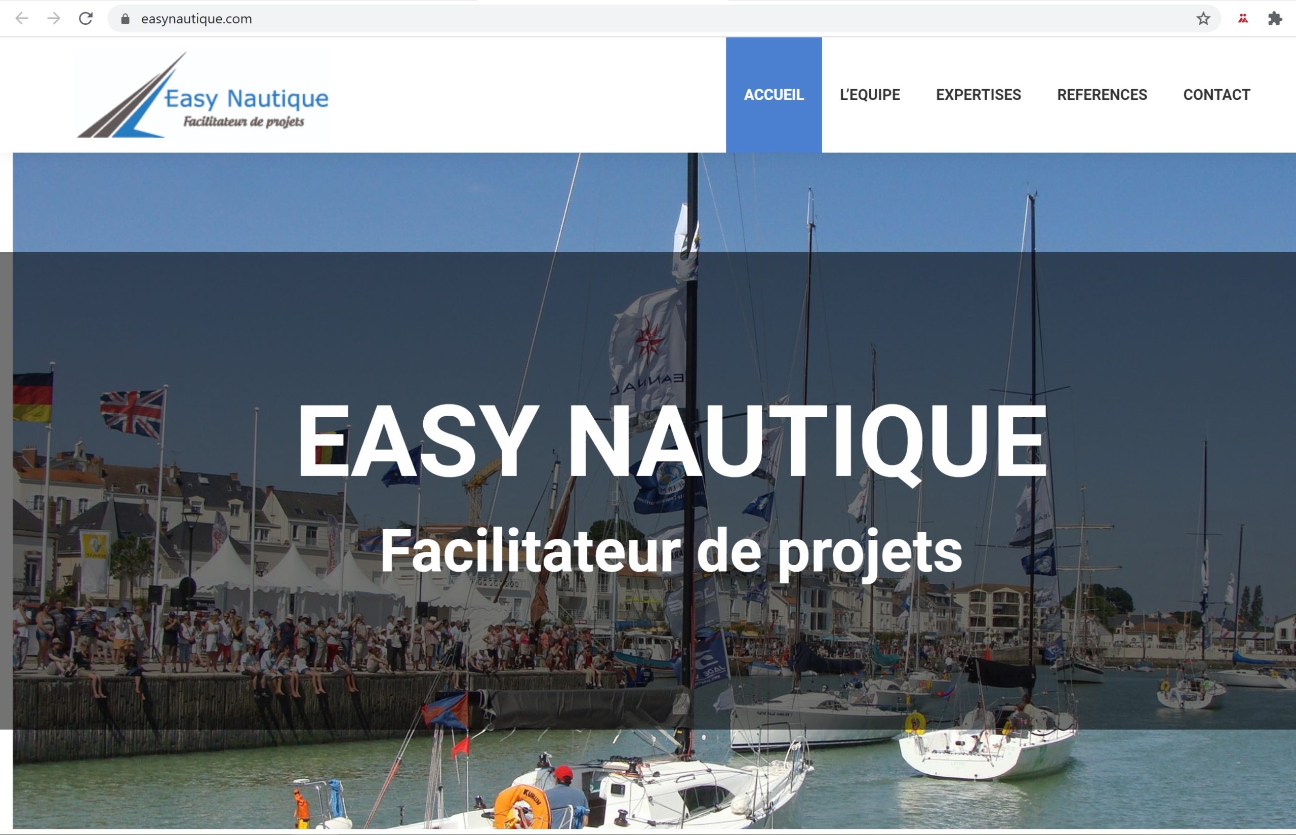 Site Internet « Easy Nautique »